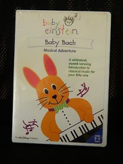 DISNEY BABY EINSTEIN BABY BACH DVD MOVIE VIDEO USED 0 3 YEARS MUSICAL 