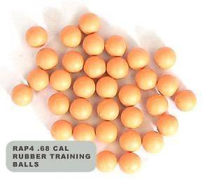 NEW .68 Cal Rubber Training Balls (Bag of 500) Yellow