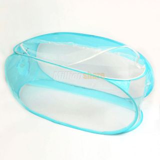 Baby Mosquito Net Fold Safty Mosquito Net Blue Playpen Tent Square