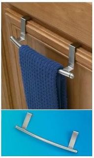 Stainless Steel Towel bar rack over the cabinet door kitchen or bath 