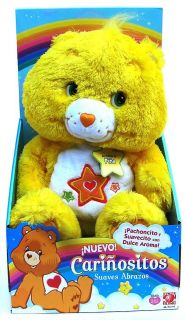 Care Bears YELLOW Soft Hugs Scented 30cm Plush Bear   Mexican Import