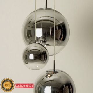 Tom Chrome Glass Ball dixon Bubble Ceiling Lighting pendants lamp 40cm 
