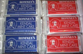 KENDAL MINT CAKE 12 x 40g WHITE / BROWN Bars, EXERCISE