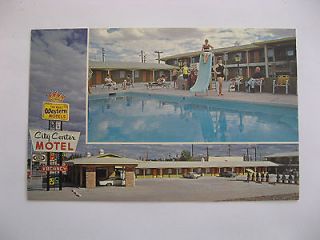 Holbrook AZ~City Center Motel~Best Western~multiview~Pool slide~Girl 