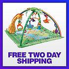   NEW Fisher Price Rainforest Melodies & Lights Deluxe Gym with Spinner
