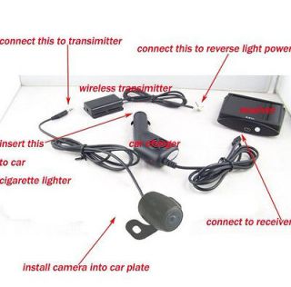   Wireless Car Parking RearView Reversing Backup Camera 3.5 Monitor Kit