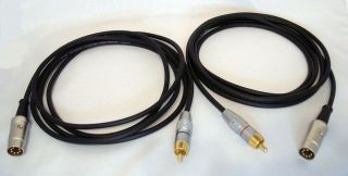   2xRCA (pre amp/receiver) to B&O Beolab 3/9/4000 mk2/6002/8002 Cables