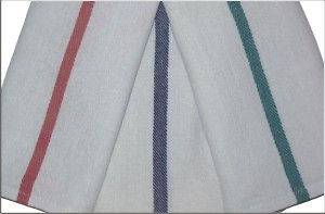 24 HERRINGBONE KITCHEN TOWEL GLASS CLOTH BLUE,RED,GREEN