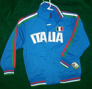   Italian Italy jacket BRAND NEW warm up soccer track basketball adult M