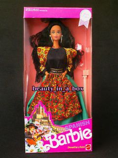 Spanish Spain Barbie Doll 1991 Dolls of the World