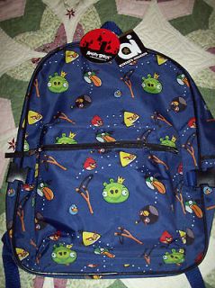 NWT Navy Angry Birds Backpack Book Bag Boys Girls Old Navy Brand New 