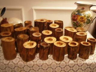 log candle holder in Candle Holders & Accessories