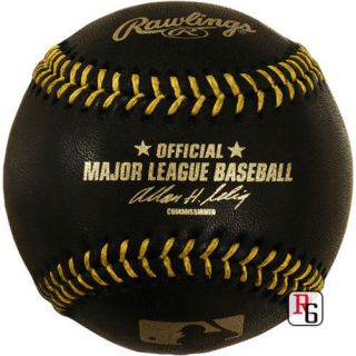 Dozen Rawlings Official Major League Black Baseball
