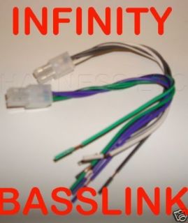 INFINITY Basslink Front & Rear Speaker level in Harness