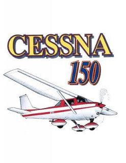 Cessna 150 Airplane Graphic Custom T Shirt