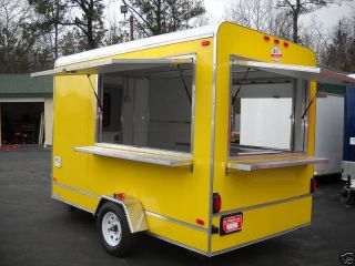 2010 LIKE BRAND NEW 7x12x66 CONCESSION TRAILER W/ EQUIP. READY TO 