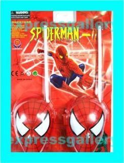    man Spiderman Mask Walkie Talkies Toys * super hero * 