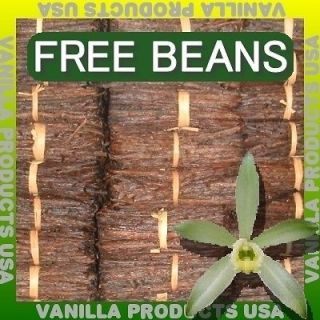 LB Organic Extract Grade B Planifolia Bourbon Vanilla Beans 6~7
