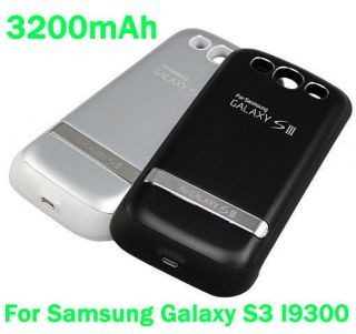 Extended Battery Power Pack Case Cover for Samsung Galaxy S3 i9300 