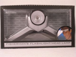 Fishermans Flashlight / Head Lamp Hands Free NIB