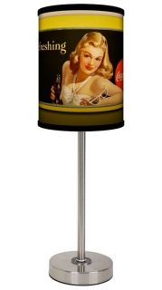 Lamp In A Box Coca Cola Blonde Beauty Shade Table Lamp w/ Choice Of 3 