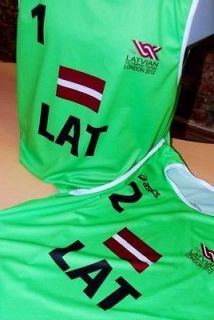   Official T shirt Latvian National Team Beach Volleyball London 2012