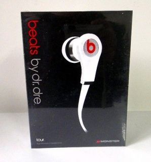 White Monster Beats By Dr.Dre Tour Headset Earbuds Headphone iPhone4 
