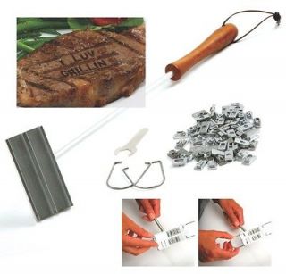 NORPRO BBQ Branding iron with changeable letters NEW