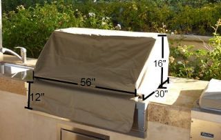 Outdoor BBQ Grill Cover Alfresco LX2 56Jumbo built in grill #ALX2 