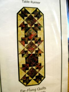 MOROCCAN TILES TABLE RUNNER QUILT PATTERN