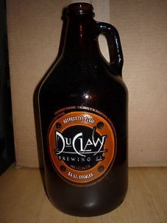 Beer Growler Duclaw Brewery great 4 partys holds 64oz Lil Brown Jug