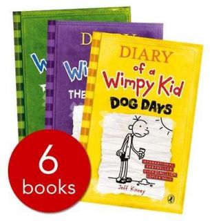 New Diary of a Wimpy Kid Collection   6 Books SET  Brand New Next Day 