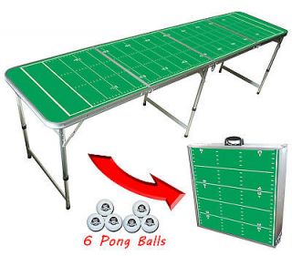 Football Field 8FT Beer Pong Table   Perfect for San Francisco 49ers 