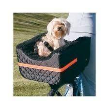 PLUSH PET RIDER DOG BIKE BICYCLE BASKET SEAT LOOKOUT CARRIER