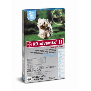 NEW K9 Advantix II Medium Dog 2 Month Package Flea and Tick Control 11 