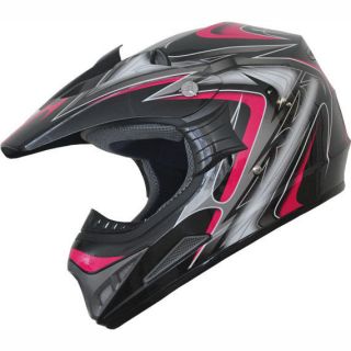 Off Road racing ATV Motocross Dirt Bike Helmet DOT 178 pink