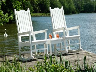   PORCH ROCKER ROCKING CHAIR FROM RECYCLED PLASTIC OUTDOOR FURNITURE