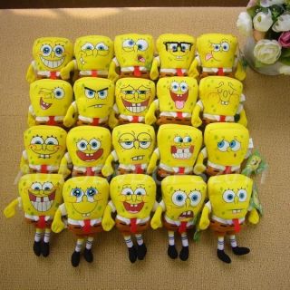 20 Faces Spongebob Squarepants Micro Bead Plush Collection Lot Gift 6