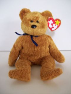 Ty Beanie Babies~5th Generation~Fuz​z the Brown Bear~Good Heart Tag 