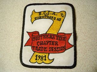   PATCH ADVERTISING SOUTHERN TIER CHAPTER 1981 BEER CAN COLLECTORS BCCA