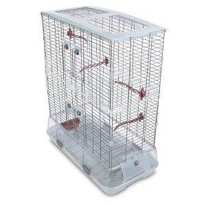 Vision Bird Cage Model Large Food & Water Dishes Parrot Pet Parakeet 