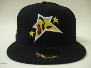 Yums Starface New Era Fitted Cap Hat Black Yellow