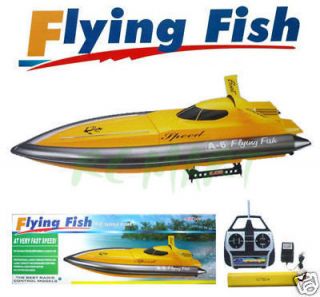 36 FLYING FISH R/C RADIO CONTROL EP RC RACING BOAT NEW