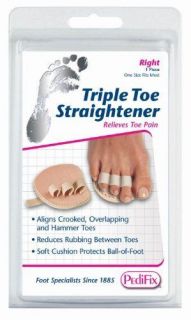 PediFix Triple Toe Straightener, 1 pack