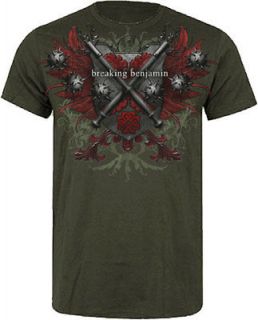 Breaking Benjamin   Red Leaf Crest   OFFICIAL T SHIRT Brand New Sizes 