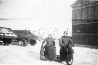   RP  Army Soldier  NCO  Trailer  Winter  Snow  Sidecar Motorcycle