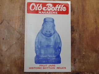 OBX Old Bottle Mag.Nov,1981, Bitters,Medicine,Flasks,Whiskeys,Fruit 
