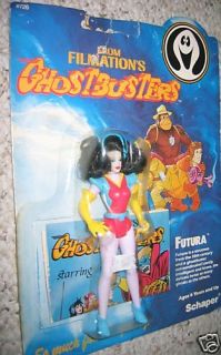 Filmation Ghostbusters FUTURA figure MOC US card MOSC heavily 