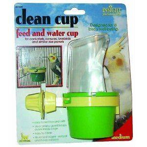 Pet Clean Cup Feeder Water Bird Water Accessory Medium Parrot Bird Bar 