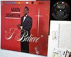 MARV JOHNSON I Believe NEAR MINT Vinyl STEREO Gospel LP